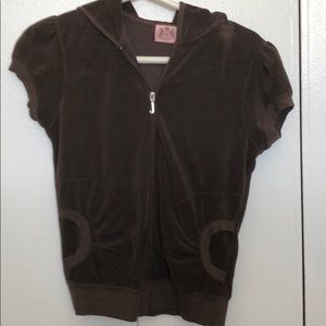 Juicy Couture short sleeve hoodie